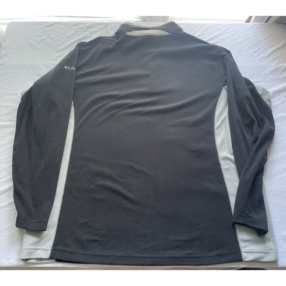 Vanderbilt Commodores Columbia Sweater Mens XL Fleece Quarter Zip Black Grey - Picture 8 of 8